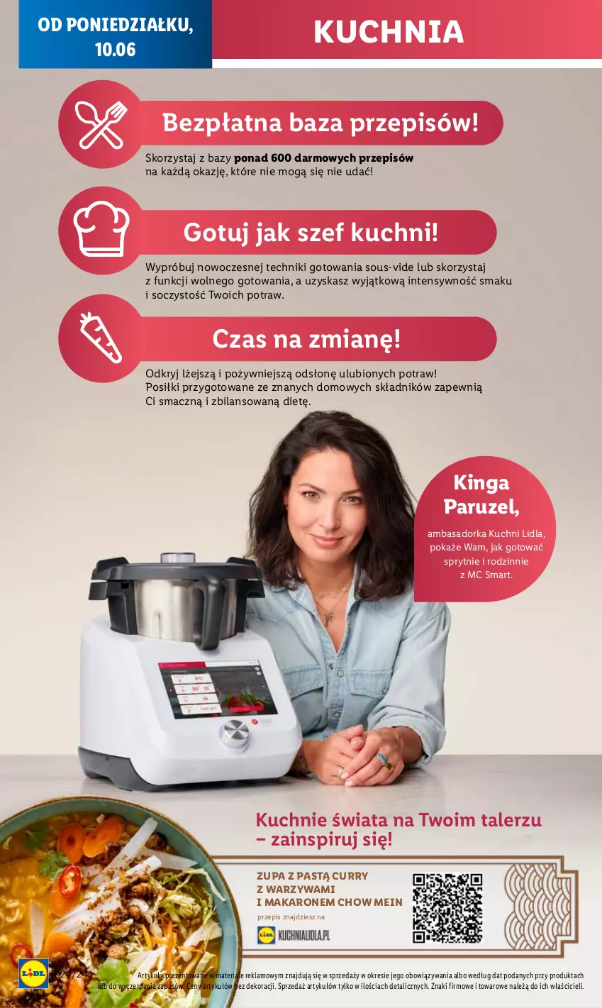 Gazetka promocyjna Lidl - GAZETKA - ważna 10.06 do 12.06.2024 - strona 4 - produkty: Kuchnia, Makaron, Orka, Talerz, Warzywa, Zupa