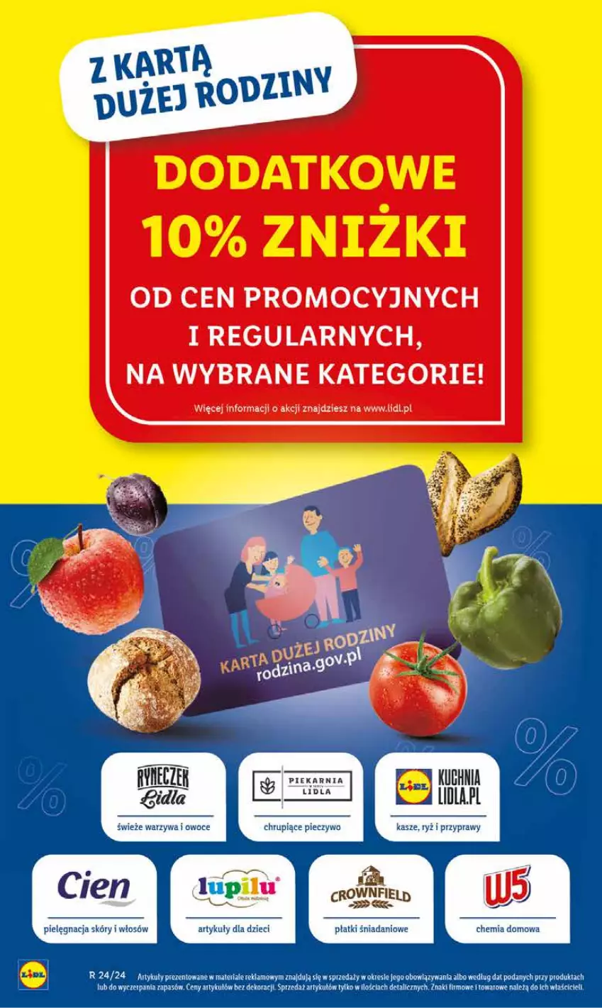 Gazetka promocyjna Lidl - GAZETKA - ważna 10.06 do 12.06.2024 - strona 40 - produkty: Danio, Dzieci, Owoce, Piec, Pieczywo, Pielęgnacja skóry, Przyprawy, Ryż, Warzywa, Warzywa i owoce