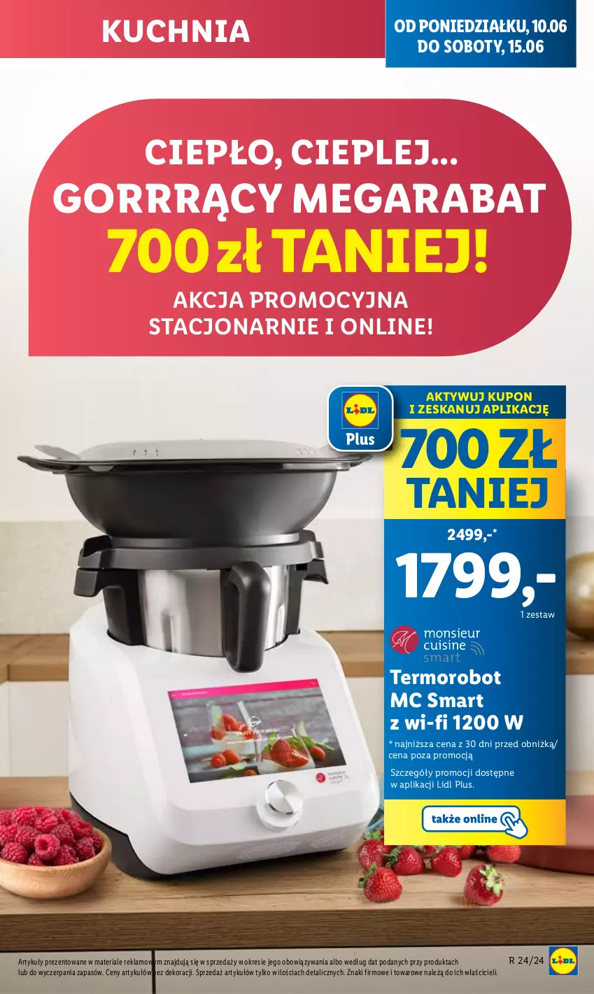 Gazetka promocyjna Lidl - GAZETKA - ważna 10.06 do 12.06.2024 - strona 5 - produkty: Kuchnia, Robot