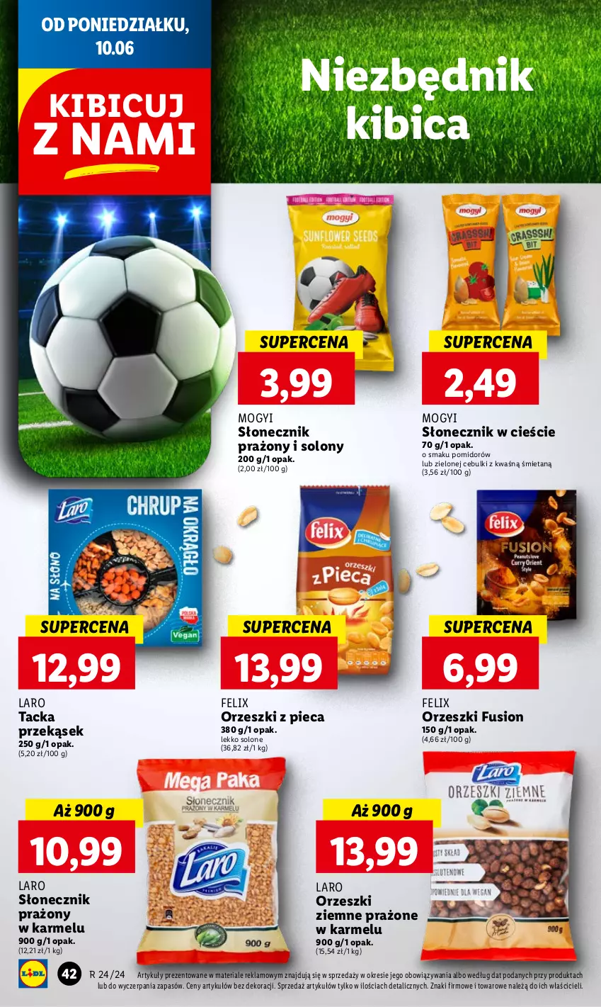 Gazetka promocyjna Lidl - GAZETKA - ważna 10.06 do 12.06.2024 - strona 50 - produkty: BIC, Felix, Fusion, Orzeszki, Orzeszki ziemne, Piec, Słonecznik prażony