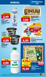 Gazetka promocyjna Lidl - GAZETKA - Gazetka - ważna od 12.06 do 12.06.2024 - strona 39 - produkty: Ser, Danone, Jaja, Jogurt, Rolmlecz, Napój jogurtowy, Serek homogenizowany, Serek, Finuu, Napój, Kefir, Jaja z wolnego wybiegu