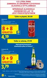 Gazetka promocyjna Lidl - GAZETKA - Gazetka - ważna od 27.09 do 27.09.2025 - strona 10 - produkty: Piwo, NBA, Gra, Warka