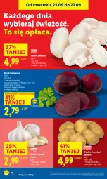 Gazetka promocyjna Lidl - GAZETKA - Gazetka - ważna od 27.09 do 27.09.2025 - strona 18 - produkty: Piec, Czosnek, Ziemniaki, Buraki