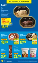 Gazetka promocyjna Lidl - GAZETKA - Gazetka - ważna od 27.09 do 27.09.2025 - strona 38 - produkty: Gry, Mascarpone, Wazon, Lody, Tonik, Baton