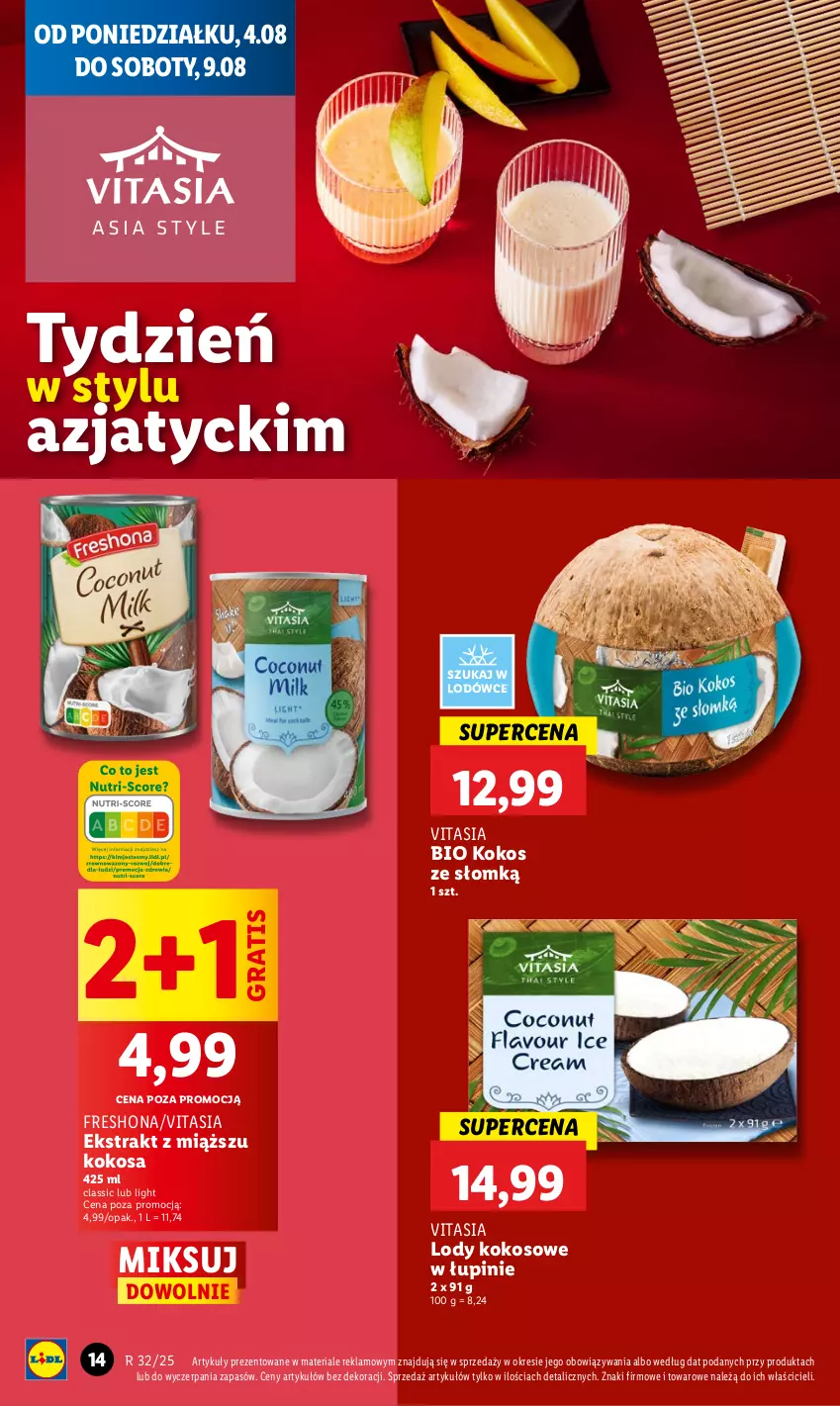 Gazetka promocyjna Lidl - GAZETKA - ważna 04.08 do 06.08.2025 - strona 18 - produkty: Gra, Kokos, Lody