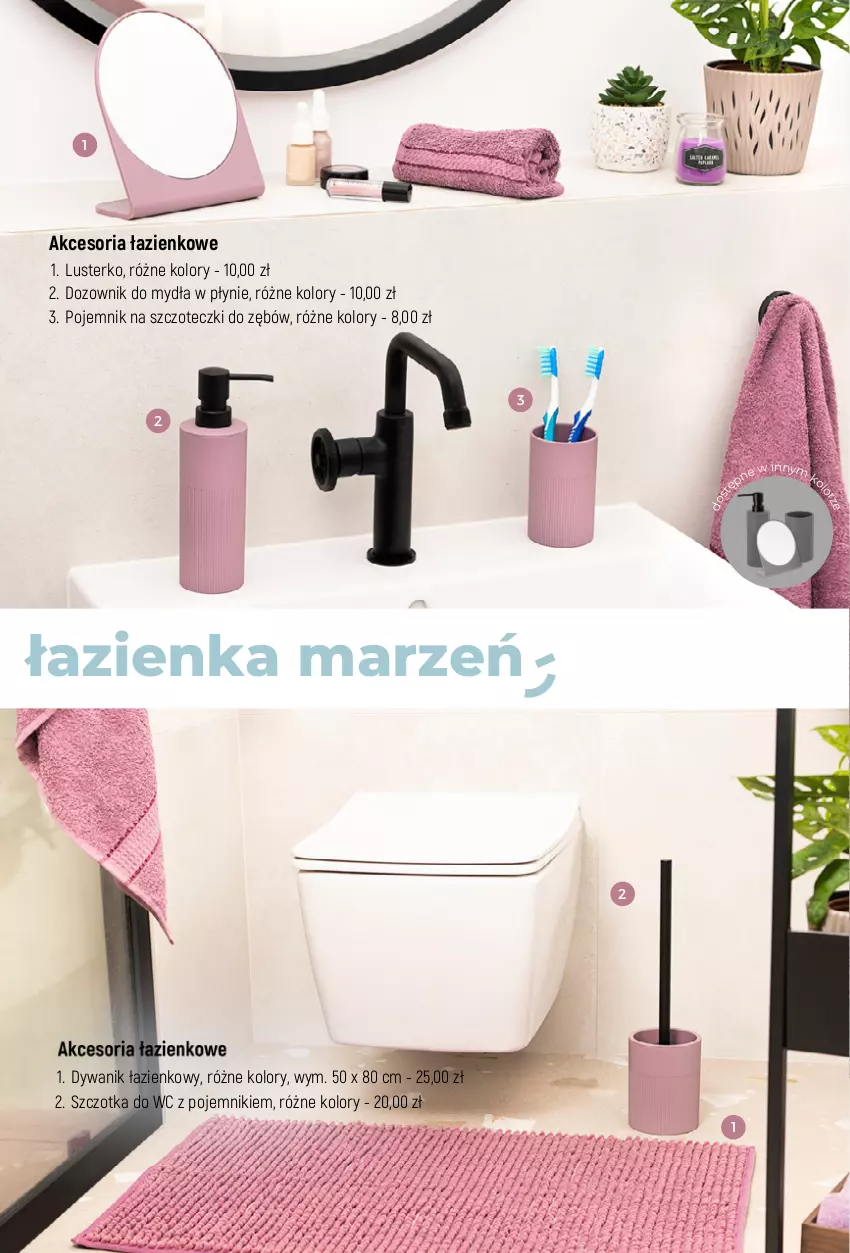 Gazetka promocyjna Dealz - MEGACEN dla domu! - ważna 07.03 do 31.03.2024 - strona 2 - produkty: Dozownik, Dywan, Dywanik, Dywanik łazienkowy, Pojemnik, Ręcznik, Szczotka, Szczotka do WC