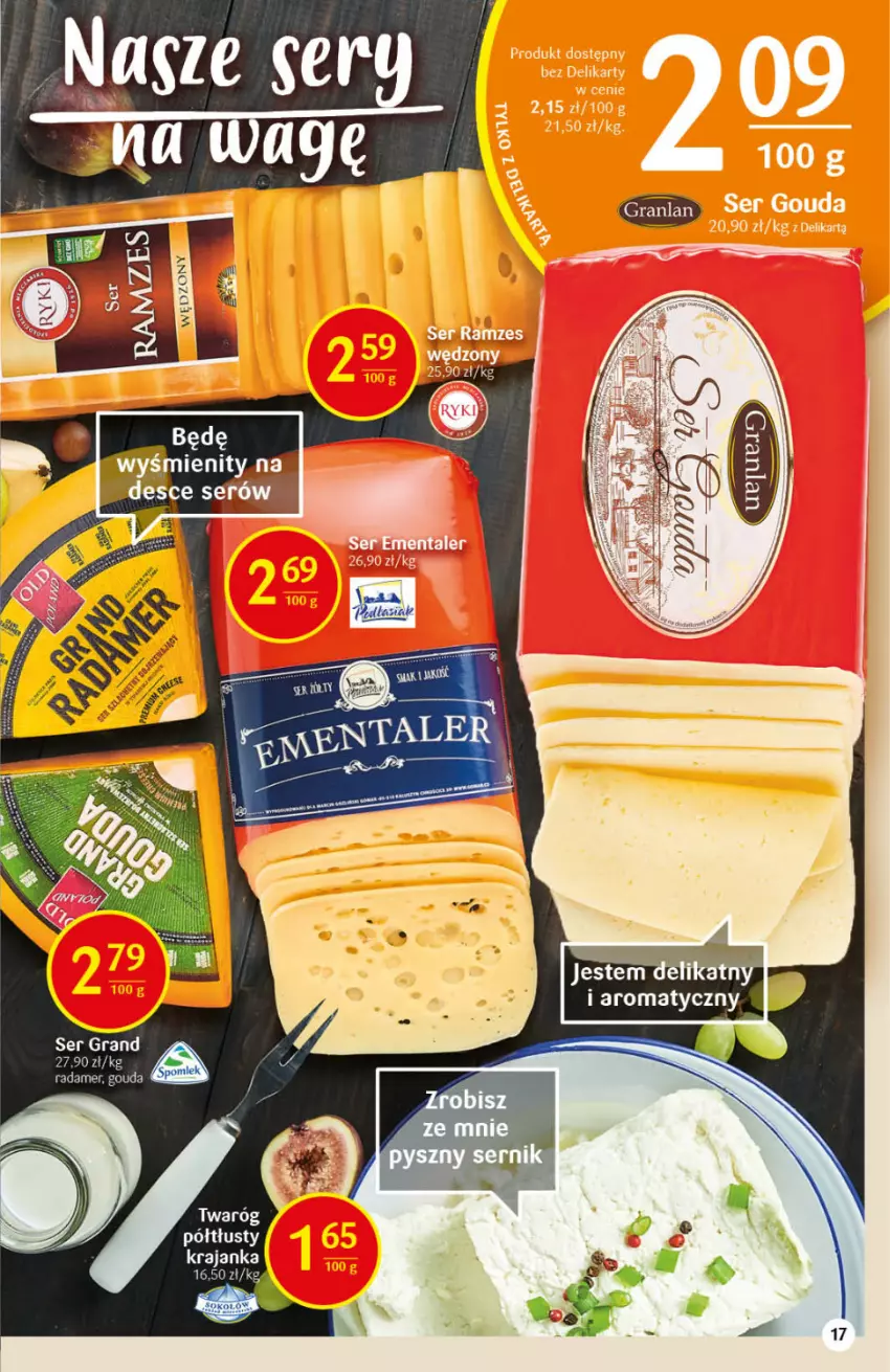 Gazetka promocyjna Delikatesy Centrum - Gazetka DC47 n. fresh - ważna 25.11 do 01.12.2021 - strona 17 - produkty: Gouda, Gra, Radamer, Ser