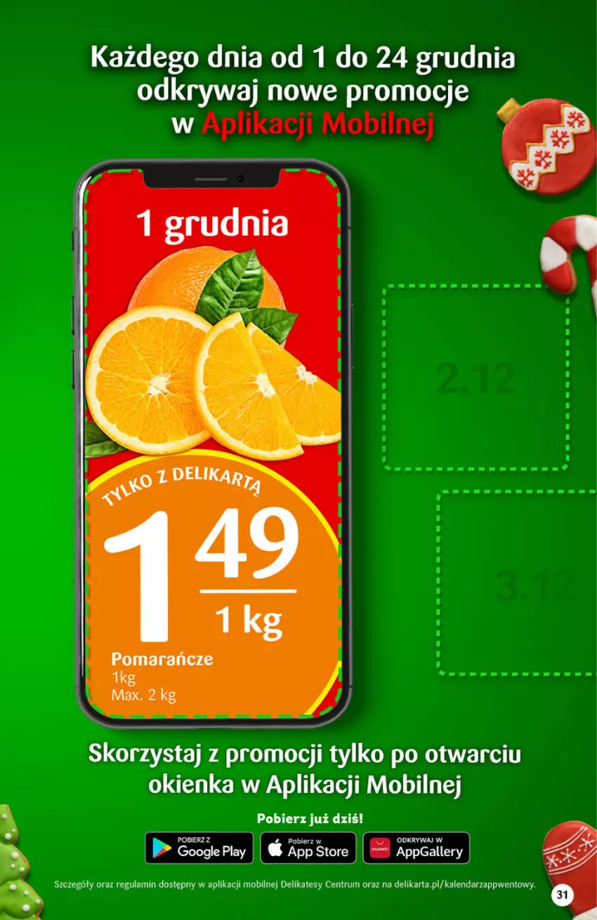 Gazetka promocyjna Delikatesy Centrum - Gazetka DC47 n. fresh - ważna 25.11 do 01.12.2021 - strona 31 - produkty: Kalendarz, LG, Mobil, Pomarańcze, Rum