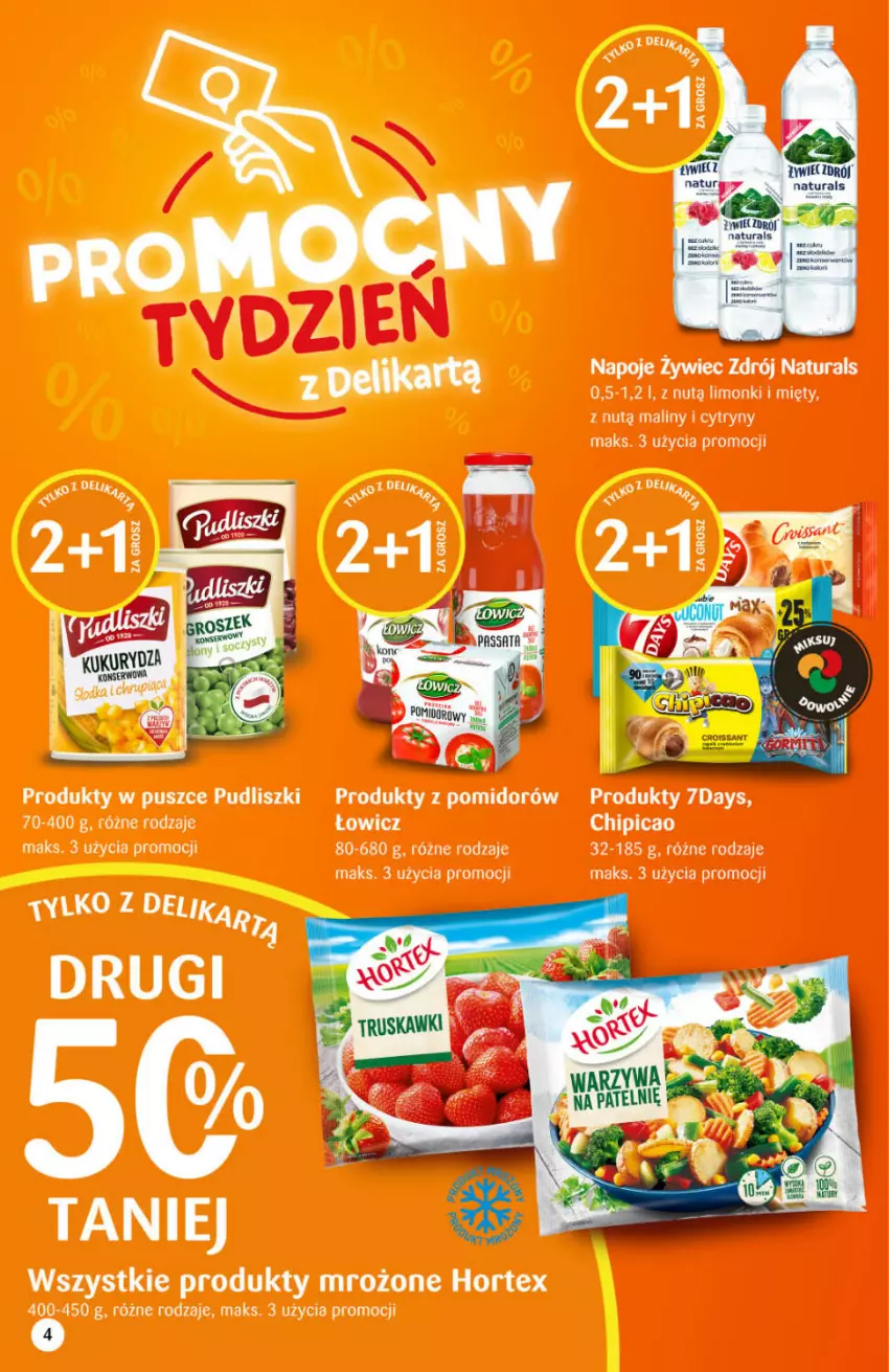 Gazetka promocyjna Delikatesy Centrum - Gazetka DC47 n. fresh - ważna 25.11 do 01.12.2021 - strona 4 - produkty: Cytryny, Hortex, Maliny, Napoje, Produkty mrożone, Pudliszki