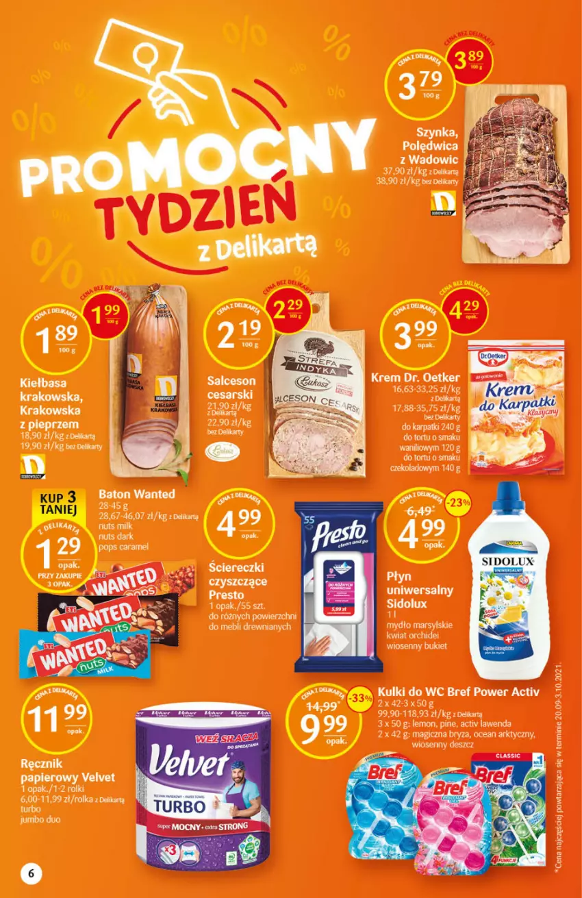 Gazetka promocyjna Delikatesy Centrum - Gazetka DC47 n. fresh - ważna 25.11 do 01.12.2021 - strona 6 - produkty: Karp, Sidolux