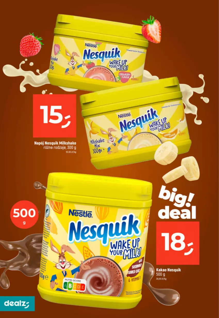 Gazetka promocyjna Dealz - ważna 10.08 do 16.08.2023 - strona 25 - produkty: Napój, Nesquik