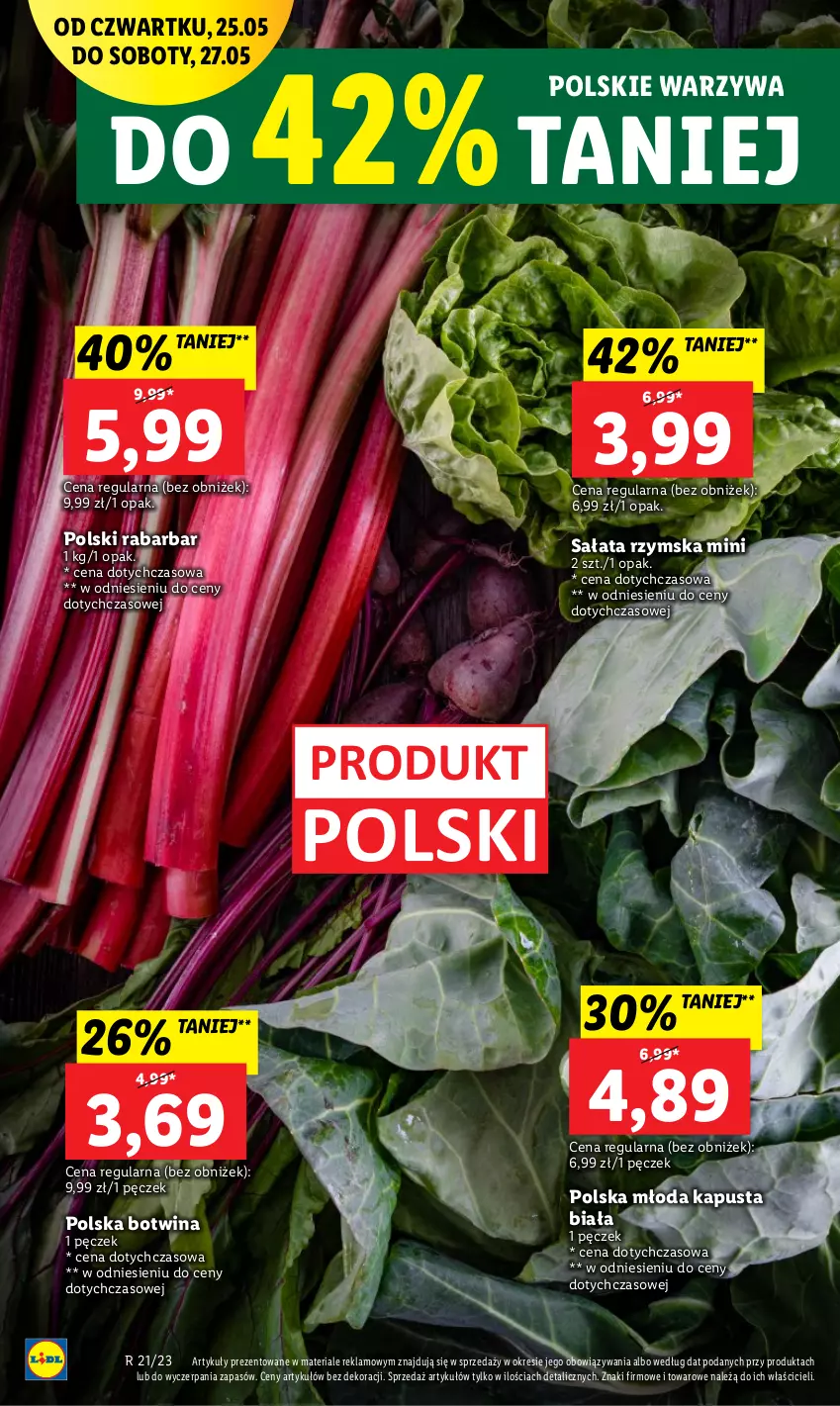 Gazetka promocyjna Lidl - GAZETKA - ważna 25.05 do 27.05.2023 - strona 13 - produkty: Sałat, Warzywa