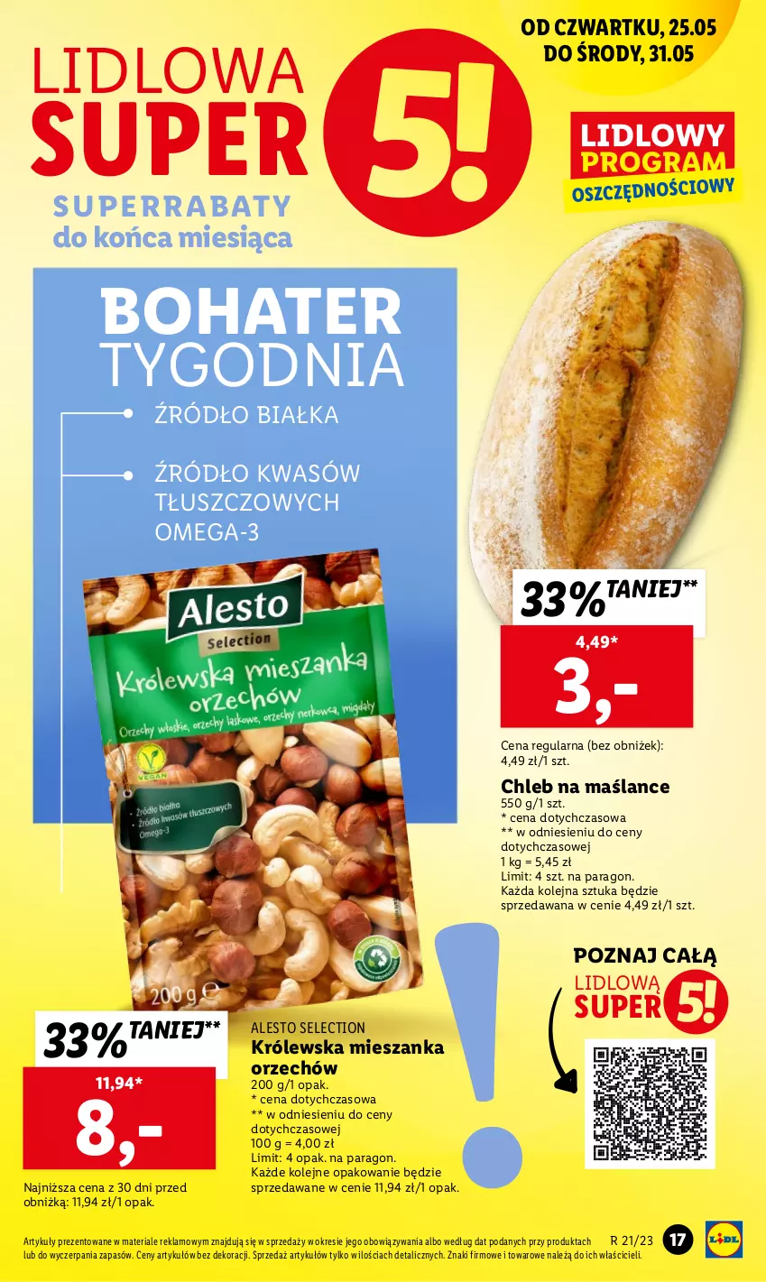 Gazetka promocyjna Lidl - GAZETKA - ważna 25.05 do 27.05.2023 - strona 19 - produkty: Chleb, Olej, Omega-3