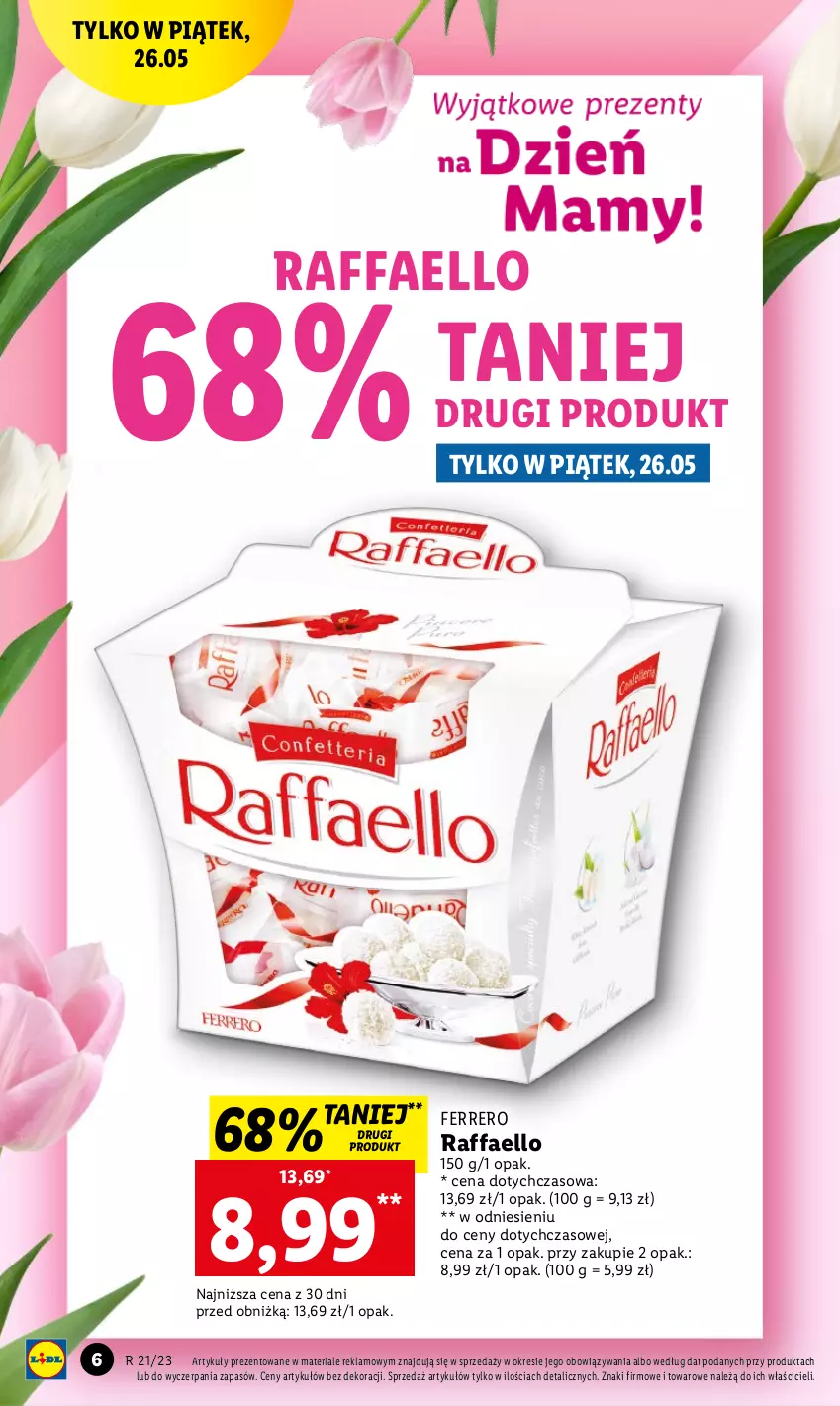 Gazetka promocyjna Lidl - GAZETKA - ważna 25.05 do 27.05.2023 - strona 6 - produkty: Fa, Ferrero, Raffaello