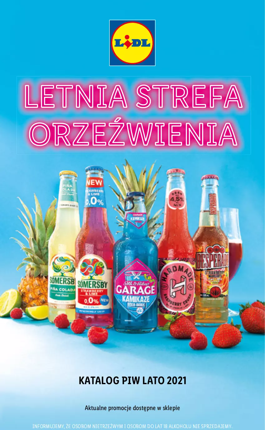 Gazetka promocyjna Lidl - Katalog Piw - ważna 02.06 do 22.09.2021 - strona 1 - produkty: Fa