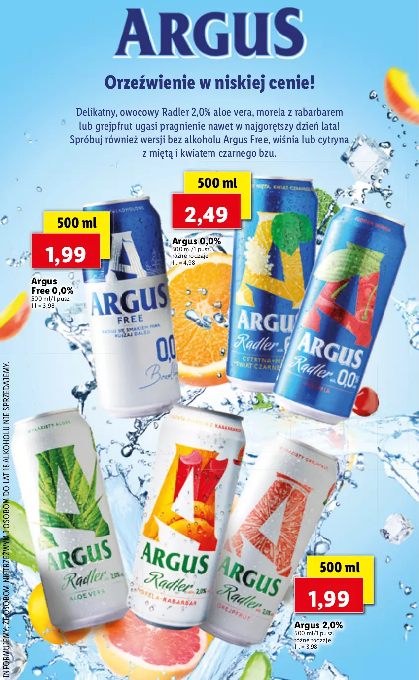 Gazetka promocyjna Lidl - Katalog Piw - ważna 02.06 do 22.09.2021 - strona 3 - produkty: Aloe vera, Grejpfrut, Morela, Radler