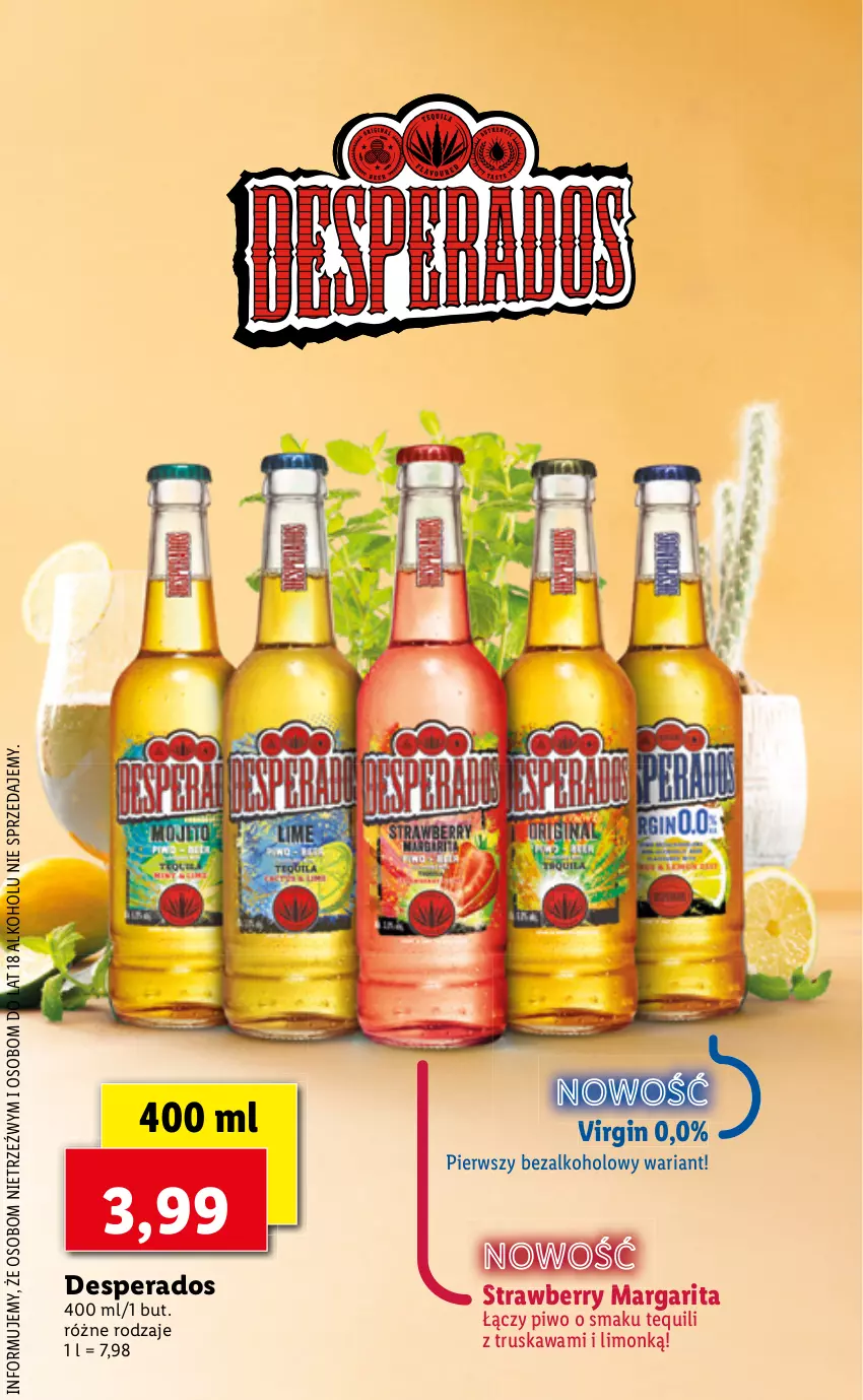 Gazetka promocyjna Lidl - Katalog Piw - ważna 02.06 do 22.09.2021 - strona 6 - produkty: Desperados, Gin, Kawa, Piwo