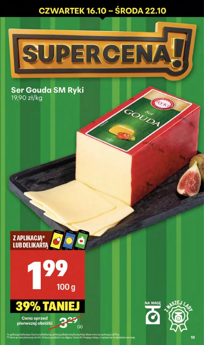 Gazetka promocyjna Delikatesy Centrum - Franczyza DC42 Czwartek - ważna 16.10 do 22.10.2025 - strona 10 - produkty: Dron, Gouda, Koc, Rum, Ser