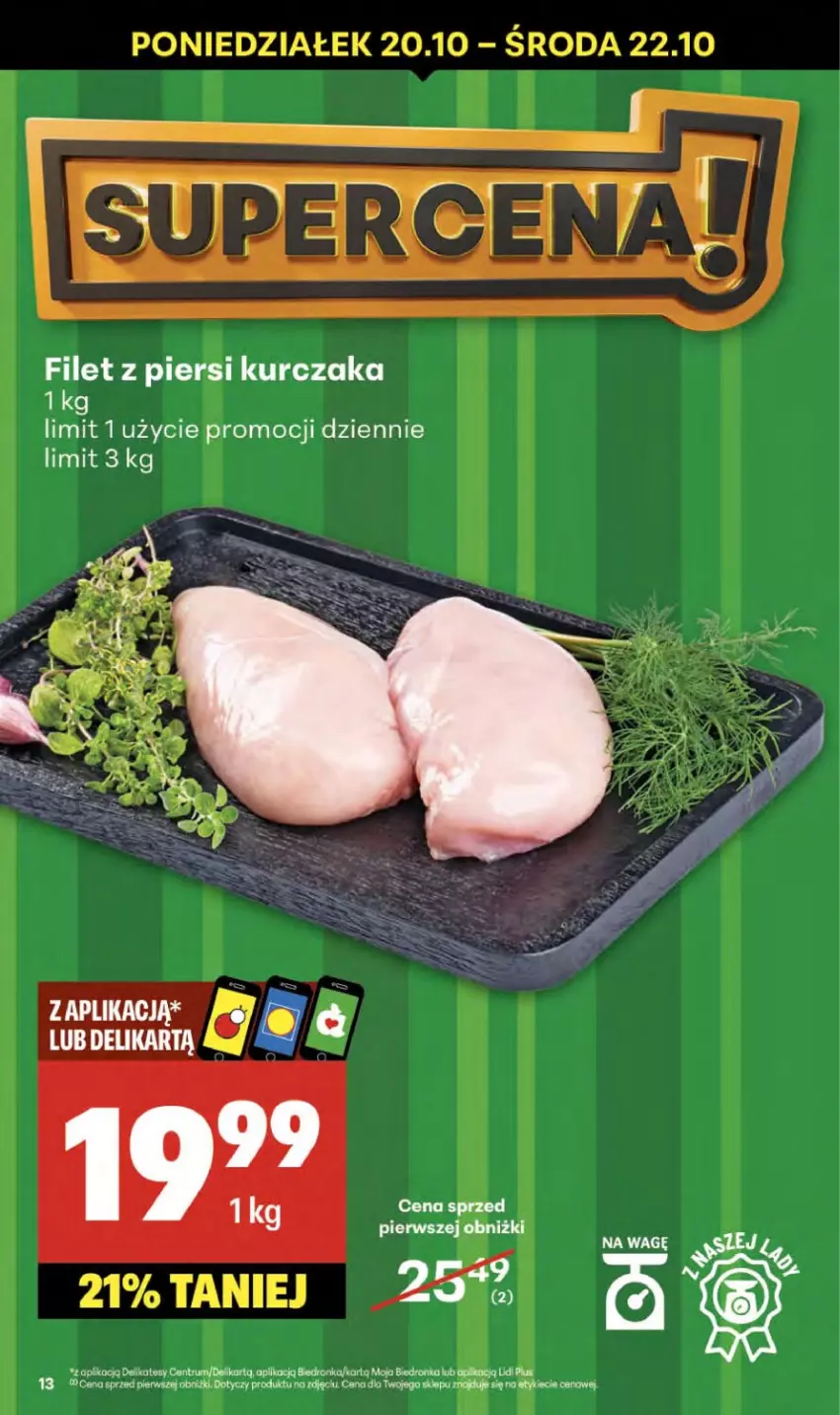 Gazetka promocyjna Delikatesy Centrum - Franczyza DC42 Czwartek - ważna 16.10 do 22.10.2025 - strona 13 - produkty: Dron, Filet z piersi kurczaka, Koc, Kurczak, Rum