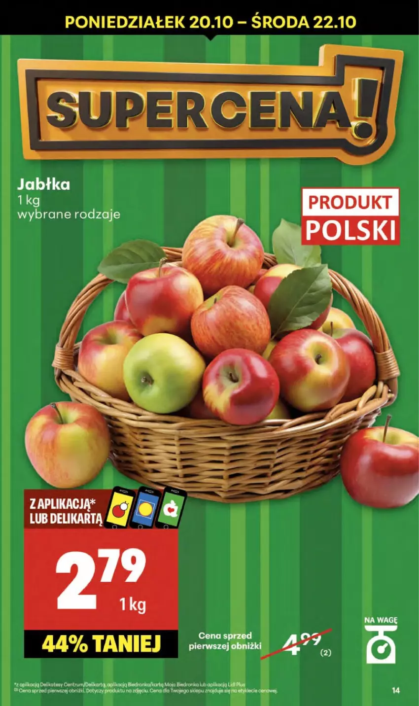 Gazetka promocyjna Delikatesy Centrum - Franczyza DC42 Czwartek - ważna 16.10 do 22.10.2025 - strona 14 - produkty: Dron, Jabłka, Rum