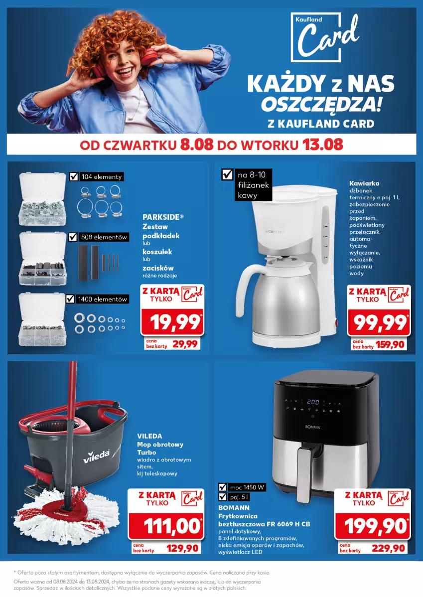 Gazetka promocyjna Kaufland - Kaufland - ważna 12.08 do 13.08.2024 - strona 34 - produkty: Gra, Kosz, Mop, Parkside, Piec, Teleskop, Vileda