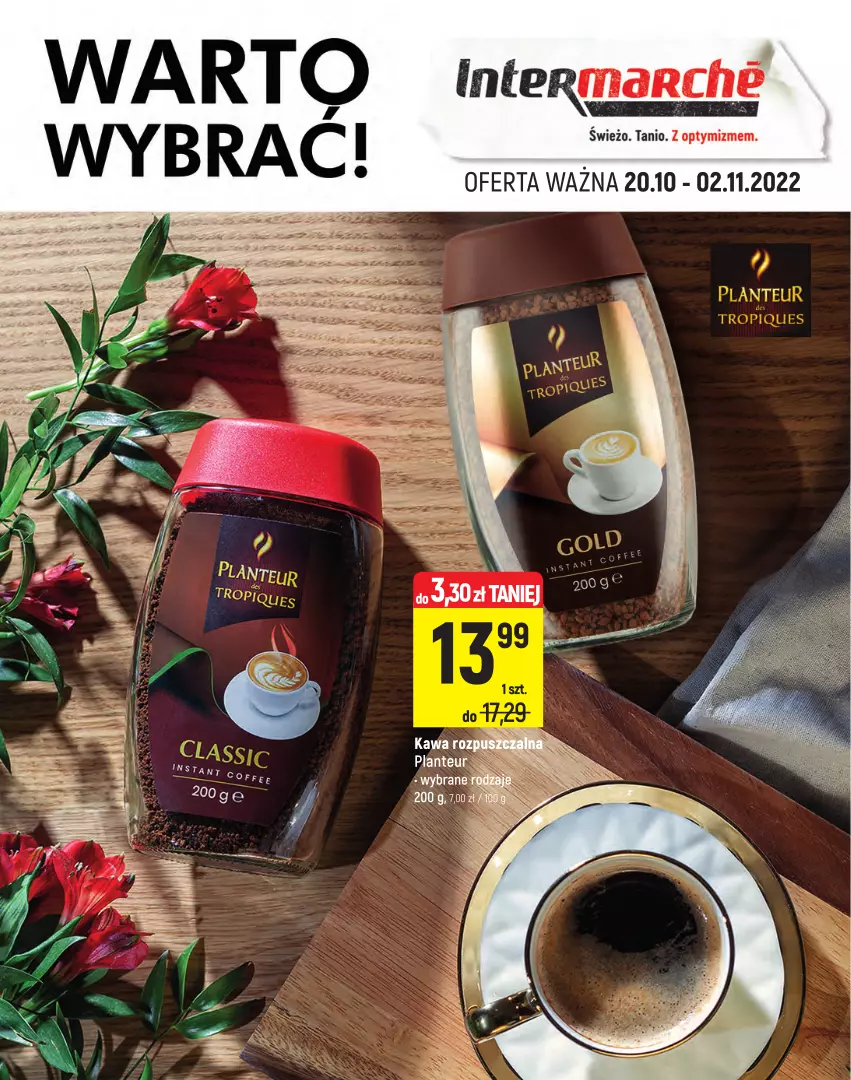 Gazetka promocyjna Intermarche - Gazetka Intermarche - ważna 20.10 do 02.11.2022 - strona 1 - produkty: Kawa