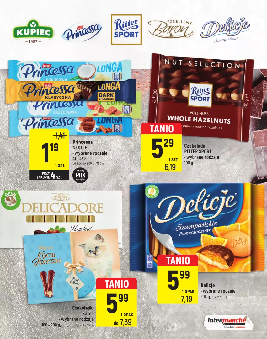 Gazetka promocyjna Intermarche - Gazetka Intermarche - ważna 20.10 do 02.11.2022 - strona 13 - produkty: Czekolada, Delicje, Por, Ritter Sport, Sport