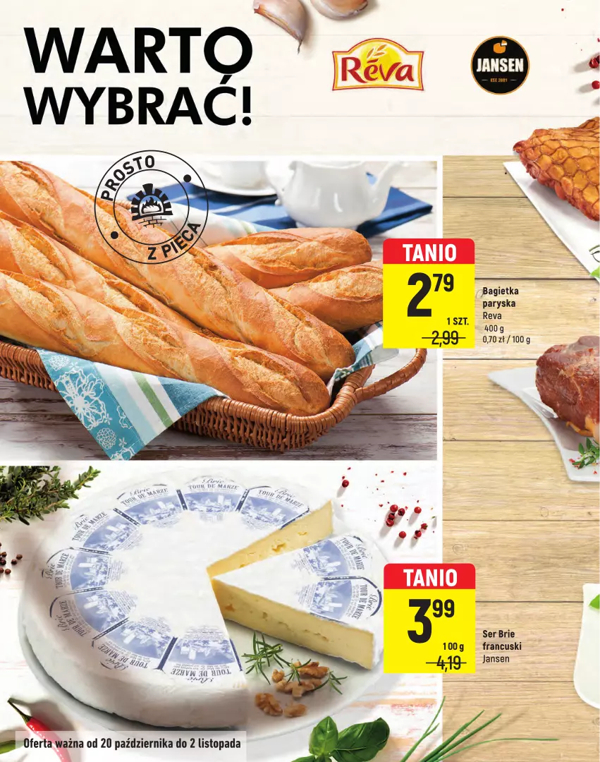 Gazetka promocyjna Intermarche - Gazetka Intermarche - ważna 20.10 do 02.11.2022 - strona 4 - produkty: Bagietka, Brie, Ser