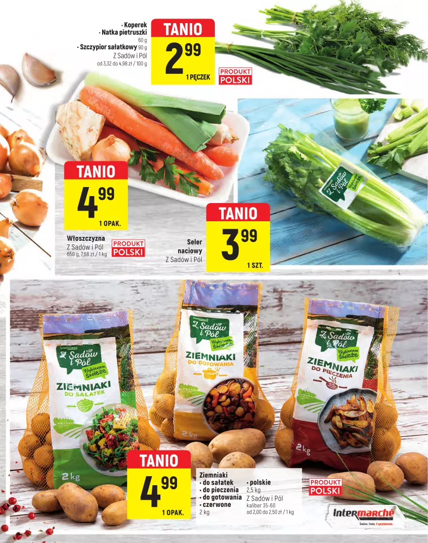 Gazetka promocyjna Intermarche - Gazetka Intermarche - ważna 20.10 do 02.11.2022 - strona 7 - produkty: Natka pietruszki, Piec, Sałat, Ziemniaki