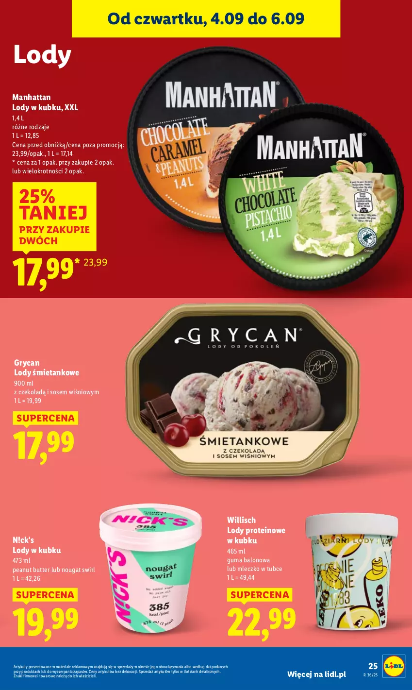 Gazetka promocyjna Lidl - GAZETKA - ważna 04.09 do 06.09.2025 - strona 29 - produkty: Gry, Lody, Mleczko, Sos
