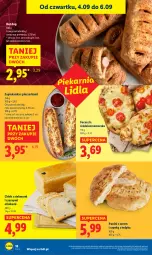 Gazetka promocyjna Lidl - GAZETKA - Gazetka - ważna od 06.09 do 06.09.2025 - strona 22 - produkty: Piec, Ser, Hot dog, Focaccia, Zapiekanka, Pieczarka, Chleb