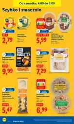 Gazetka promocyjna Lidl - GAZETKA - Gazetka - ważna od 06.09 do 06.09.2025 - strona 46 - produkty: Mozzarella, Piec, Naleśniki, Sałatka, Makaron, Hummus, Ser, Mus, Bulgur, Wazon, Sałat, Zapiekanka, Pieczarka, Jabłka, LG