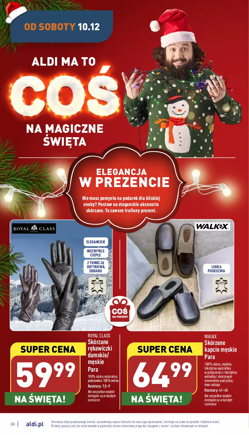 Gazetka promocyjna Aldi - Pełny katalog - ważna 05.12 do 11.12.2022 - strona 38 - produkty: Kapcie, Wełna