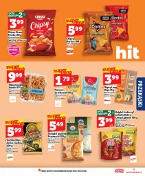Gazetka promocyjna Topaz - Gazetka - Gazetka - ważna od 13.05 do 13.05.2026 - strona 9 - produkty: Top, Lajkonik, Chipsy, Chrupki, Bajgle, Popcorn, Lorenz, Krakersy, Fa