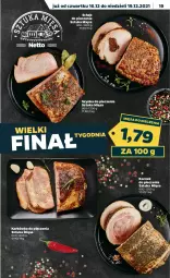 Gazetka promocyjna Netto - Gazetka spożywcza - Gazetka - ważna od 19.12 do 19.12.2021 - strona 19 - produkty: Piec, Szynka, Schab do pieczenia, Boczek