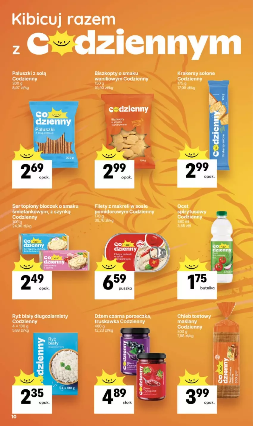Gazetka promocyjna Delikatesy Centrum - Franczyza DC25 Czwartek - ważna 18.06 do 24.06.2026 - strona 10 - produkty: BIC, Biszkopty, Krakersy, Ryż, Ryż biały