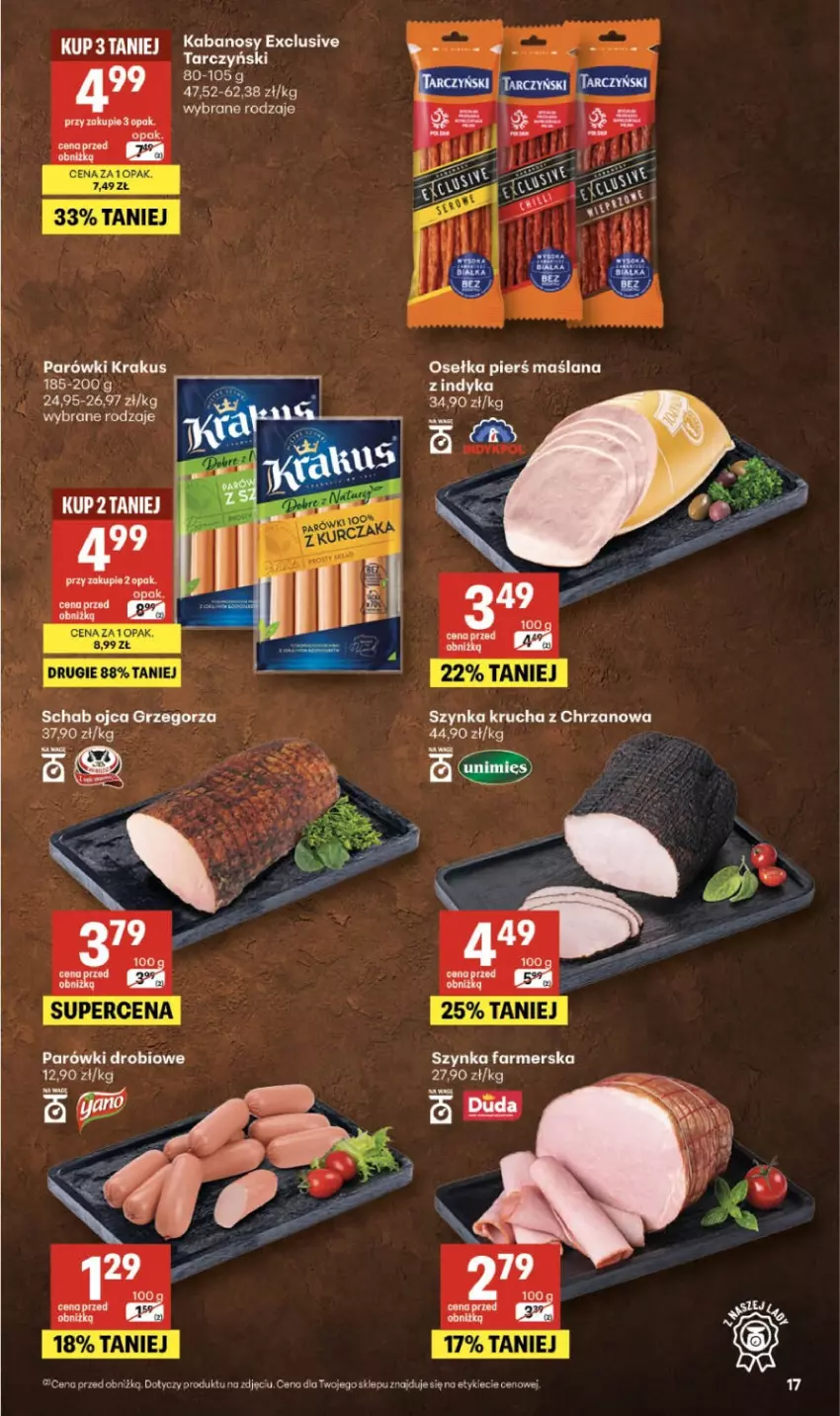 Gazetka promocyjna Delikatesy Centrum - Franczyza DC25 Czwartek - ważna 18.06 do 24.06.2026 - strona 17 - produkty: Chrzan, Fa, LANA, Szynka, Szynka farmerska, Tarczyński, Top