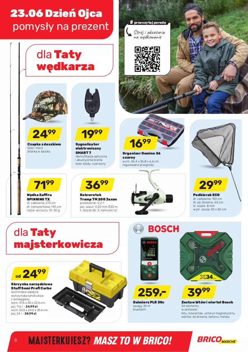 Gazetka promocyjna Bricomarche - Gazetka - ważna 16.06 do 27.06.2021 - strona 8 - produkty: Bosch, Czapka, Kosz, Latarka, Mule, Organizer, Por, Skrzynka narzędziowa, Sport, Tarka, Tran