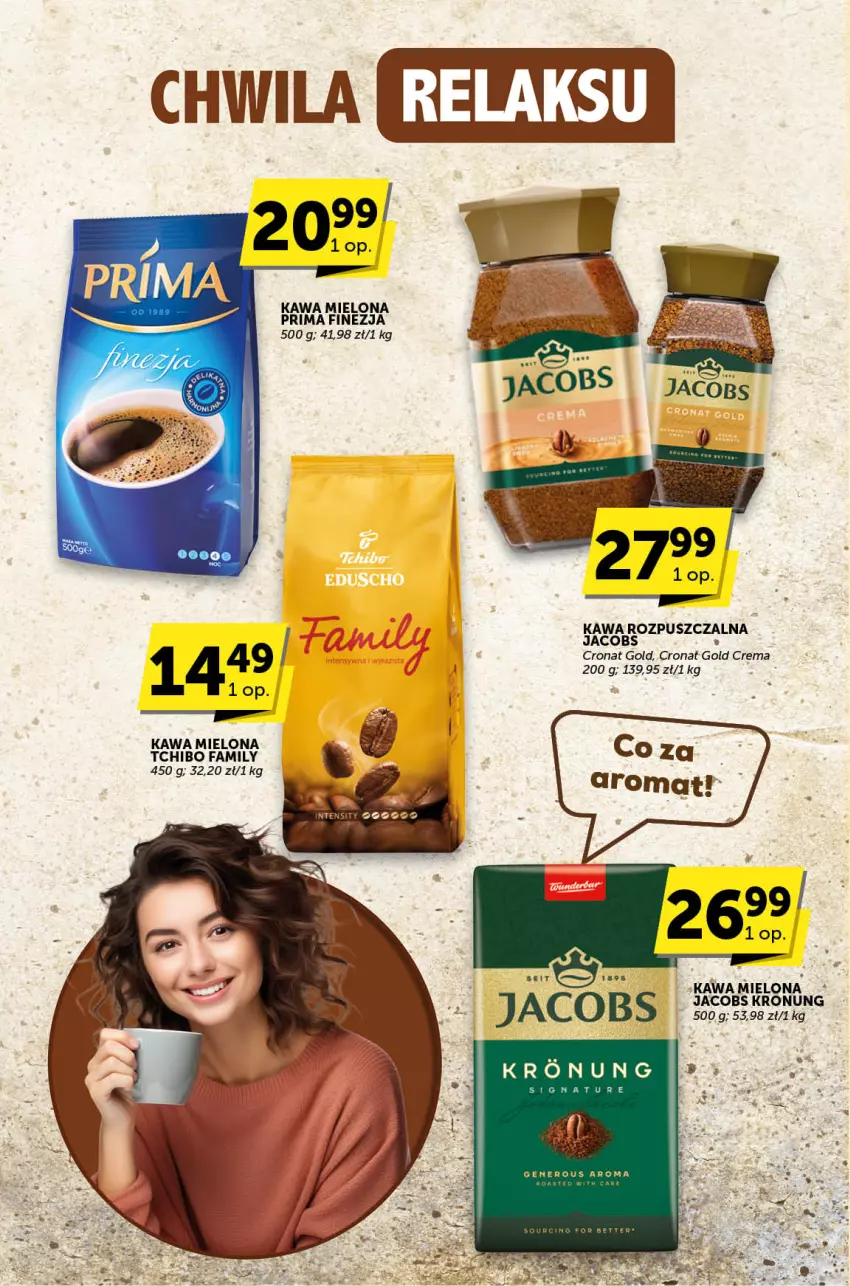 Gazetka promocyjna ABC - ważna 22.02 do 05.03.2024 - strona 14 - produkty: Fa, Jacobs, Kawa, Kawa mielona, Kawa rozpuszczalna, Prima, Tchibo, Tchibo Family