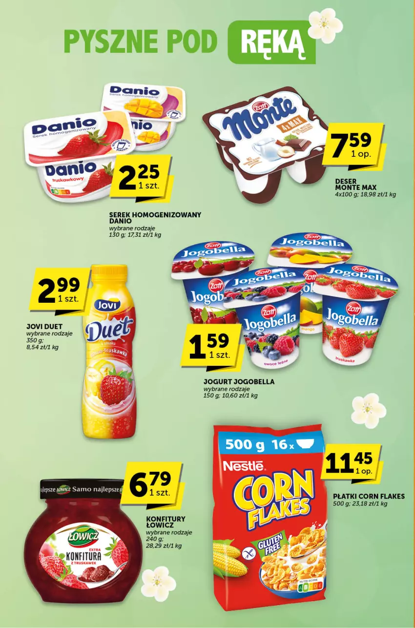 Gazetka promocyjna ABC - ważna 22.02 do 05.03.2024 - strona 9 - produkty: Bell, Bella, Corn flakes, Danio, Deser, Jogobella, Jogurt, Monte, Por, Ser, Serek, Serek homogenizowany