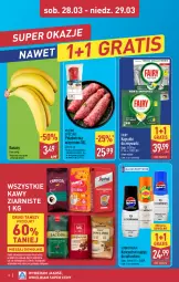 Gazetka promocyjna Aldi - Oferta weekendowa - Gazetka - ważna od 29.03 do 29.03.2026 - strona 2 - produkty: Banany, Gra, Polędwiczka wieprzowa, Mięsne specjały, Fairy, Zmywarki, Fa