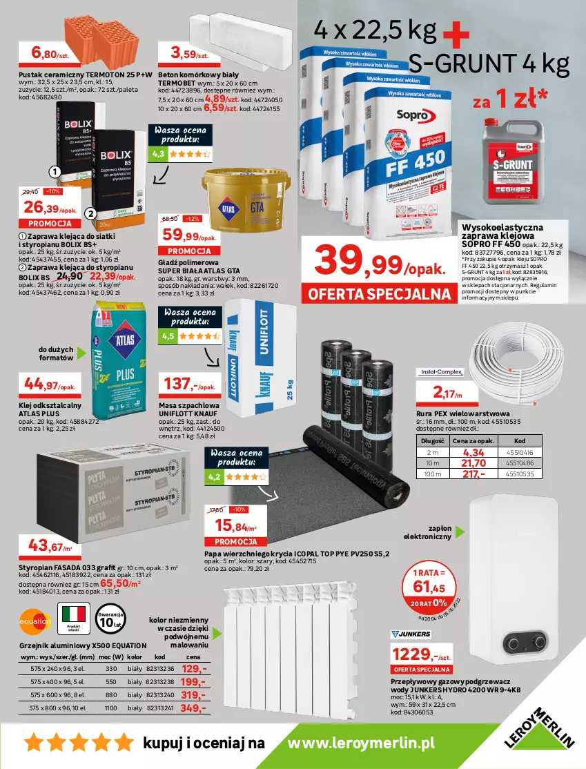 Gazetka promocyjna Leroy Merlin - Gazetka Leroy Merlin - ważna 20.04 do 10.05.2022 - strona 23 - produkty: Bluza, Buty, Buty robocze, Celma, Cynk, Dźwig, Einhell, Fa, Gładź polimerowa, Gra, Grunt, Grzejnik, Klej, Kompresor, Kompresor olejowy, Kosz, Koszula, Makita, Masa szpachlowa, Młot, Młot udarowo-obrotowy, Odkurzacz, Odkurzacz warsztatowy, Okulary ochronne, Olej, Paleta, Pilarka stołowa, Pojemnik, Półbuty, Przecinarka, Regał, Regał metalowy, Rura, Sok, Spodnie, Szlifierka, Szlifierka kątowa, Tarka, Top, Tran, Wałek, Wieniec, Wkręt, Wkrętarka, Zaprawa klejowa