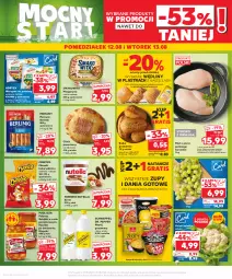 Gazetka promocyjna Kaufland - Gazetka tygodnia - Gazetka - ważna od 13.08 do 13.08.2024 - strona 24 - produkty: Kurczak, Kalafior, Nutella, Cheetos, Warzywa, Sos, Gra, Smakowita, Parówki, Chrupki, Bułka grahamka, Schweppes, Margaryna, Winogrona, Pulpety, Napój gazowany, Morliny, Ferrero, Pudliszki, Chleb, Wino, Waga, Grunt, Napój, Olej, Berlinki, Bułka, Klopsiki, Dania gotowe, Hortex, Fa