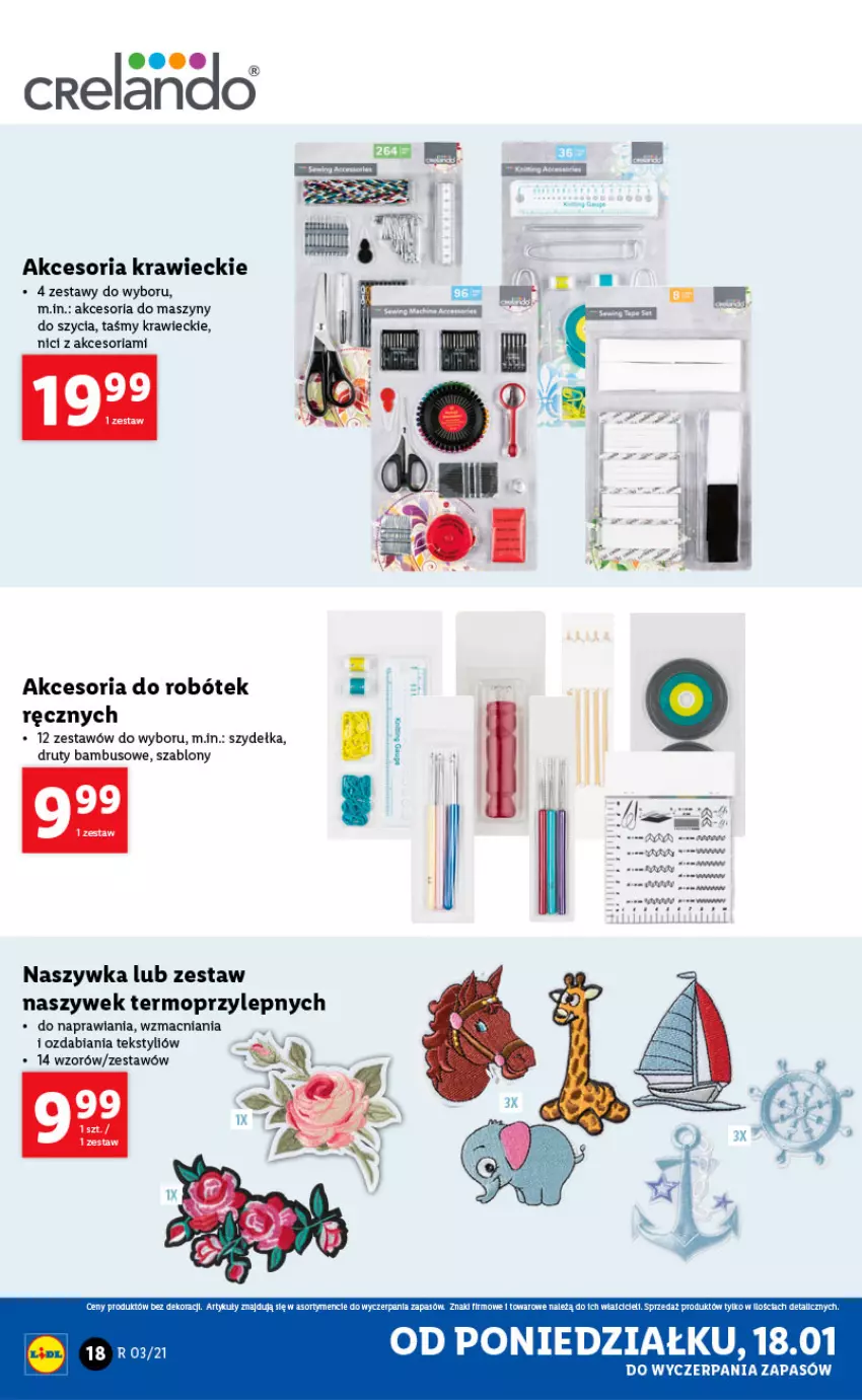 Gazetka promocyjna Lidl - OFERTA Katalog - ważna 18.01 do 23.01.2021 - strona 18