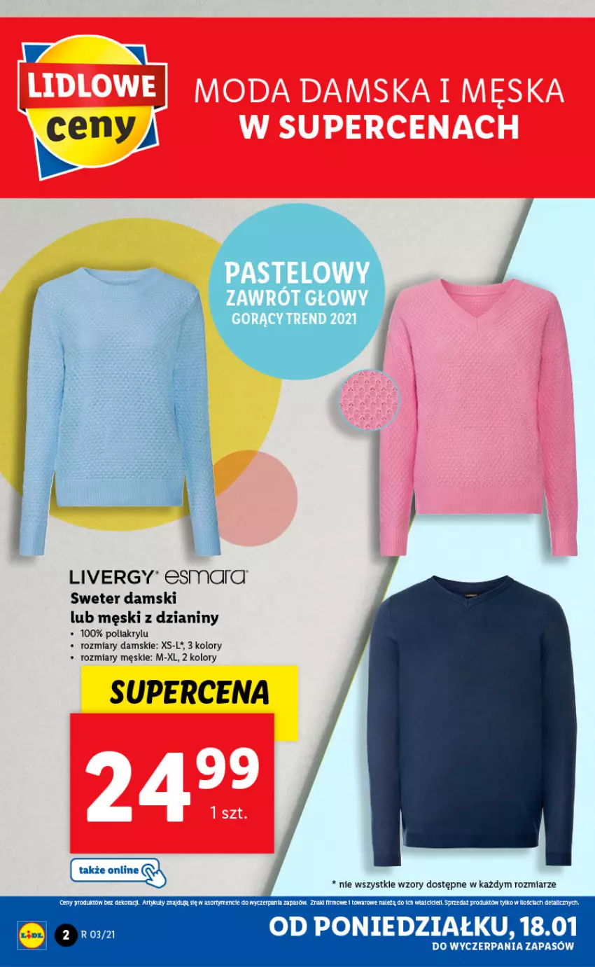 Gazetka promocyjna Lidl - OFERTA Katalog - ważna 18.01 do 23.01.2021 - strona 2