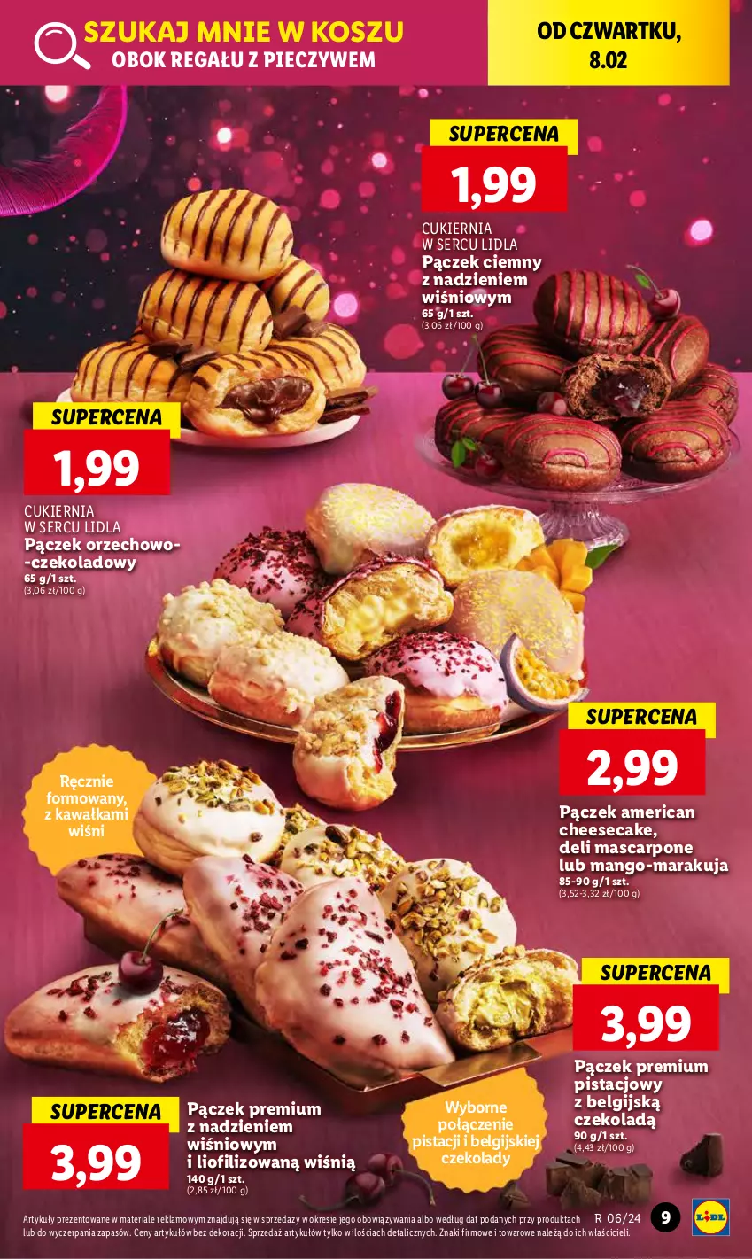 Gazetka promocyjna Lidl - GAZETKA - ważna 08.02 do 10.02.2024 - strona 11 - produkty: Cukier, Kawa, Kosz, LG, Mango, Mascarpone, Pączek, Piec, Regał, Ser