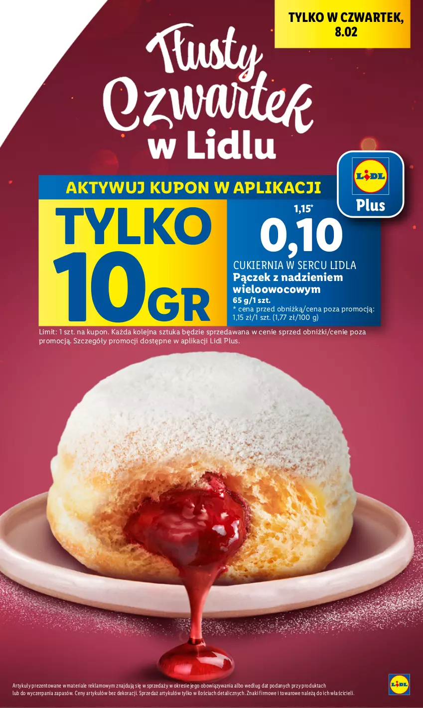 Gazetka promocyjna Lidl - GAZETKA - ważna 08.02 do 10.02.2024 - strona 7 - produkty: Cukier, Olej, Pączek, Ser