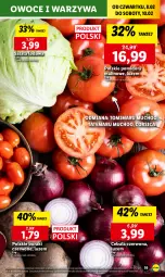 Gazetka promocyjna Lidl - GAZETKA - Gazetka - ważna od 10.02 do 10.02.2024 - strona 21 - produkty: Cebula czerwona, Cebula, Warzywa, Sałata lodowa, Sałat, Buraki, Owoce, Pomidory