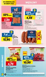 Gazetka promocyjna Lidl - GAZETKA - Gazetka - ważna od 10.02 do 10.02.2024 - strona 36 - produkty: Warzywa, Pur, Gra, Filet z piersi indyka, PIKOK, Owoce, Olej, Kiełbasa, Berlinki, Kiełbasa śląska