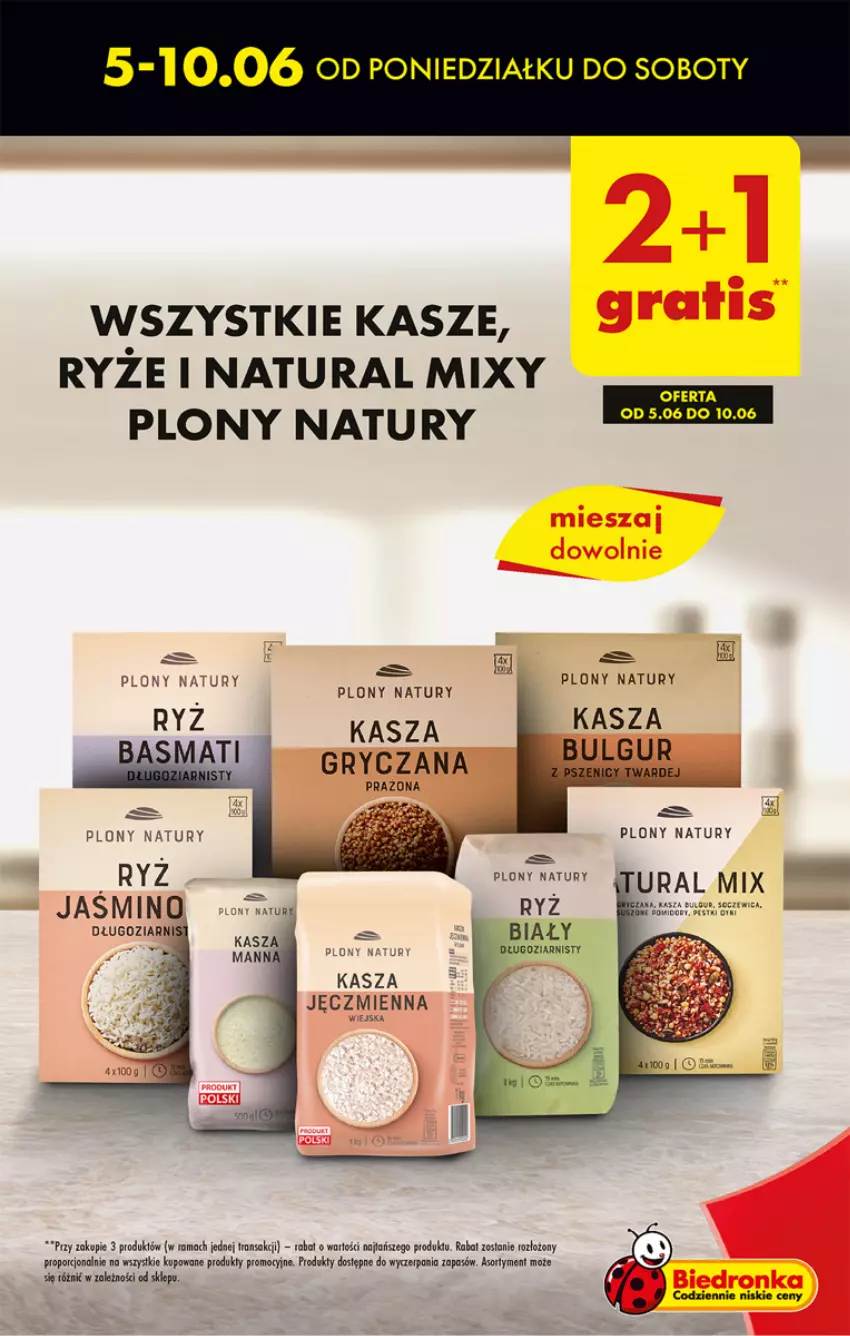 Gazetka promocyjna Biedronka - ważna 08.06 do 14.06.2023 - strona 15 - produkty: Dron, Fa, Gry, Kasza, Kasza gryczana, LG, Ryż, Ryż biały, Tran